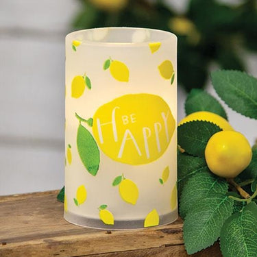 Be Happy Lemon Timer Pillar 3